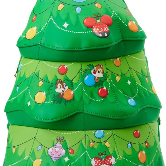Loungefly Disney Chip and Dale Tree Ornament FIGURAL Backpack